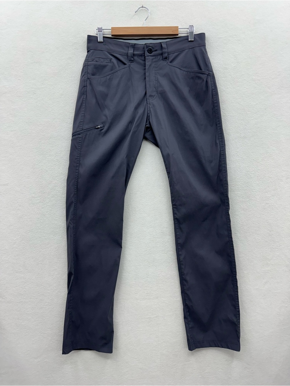 Orvis Tech Pants Mens 32x32 Gray Stretch Water Repellent Hiking Travel